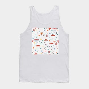 Cloud Pattern Tank Top